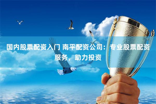 国内股票配资入门 南平配资公司：专业股票配资服务，助力投资